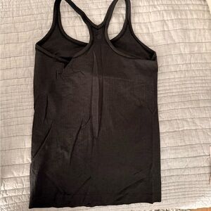 Lululemon Black Racerback Tank Top